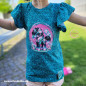 Preview: Bügelbild Einhorn Black Edition Nr. 8